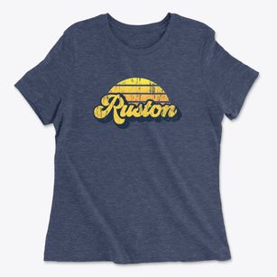 Ruston Louisiana Sublime Sunset Women's Cotton T-Shirt