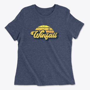 Winfall North Carolina Sublime Sunset Women's Cotton T-Shirt