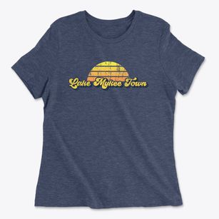 Lake Mykee Town Missouri Sublime Sunset Women's Cotton T-Shirt