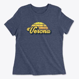 Verona North Dakota Sublime Sunset Women's Cotton T-Shirt