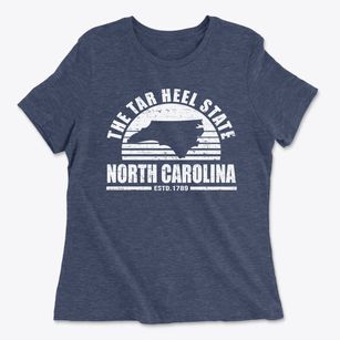  North Carolina Sunset Women's Cotton T-Shirt