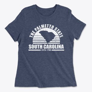  South Carolina Sunset Women's Cotton T-Shirt