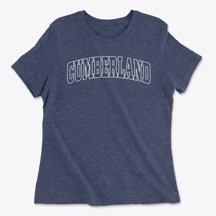 Cumberland Wisconsin Trendy Block Women's Cotton T-Shirt