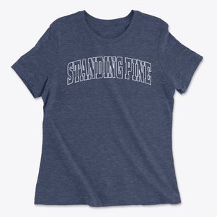 Standing Pine Mississippi Trendy Block Women's Cotton T-Shirt