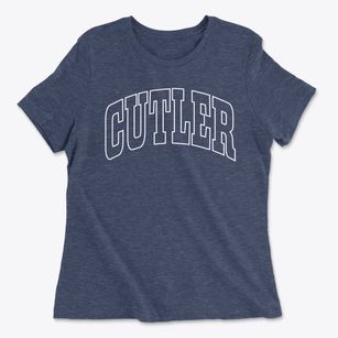 Cutler Wisconsin Trendy Block Women's Cotton T-Shirt