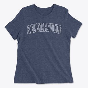 Kellnersville Wisconsin Trendy Block Women's Cotton T-Shirt