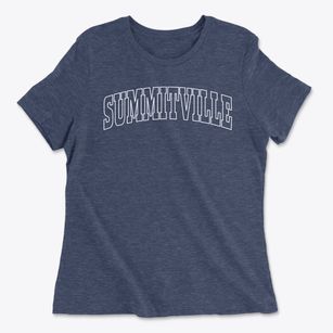 Summitville Ohio Trendy Block Women's Cotton T-Shirt