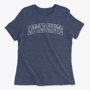 Little Chute Wisconsin Trendy Block Women's Cotton T-Shirt