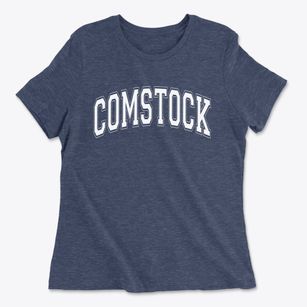 Comstock Nebraska Varsity Women's Cotton T-Shirt