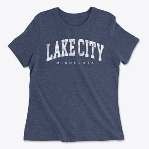 Lake City Minnesota Urban Vibe Women's Cotton T-Shirt