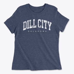 Dill City Oklahoma Urban Vibe Women's Cotton T-Shirt
