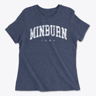 Minburn Iowa Urban Vibe Women's Cotton T-Shirt