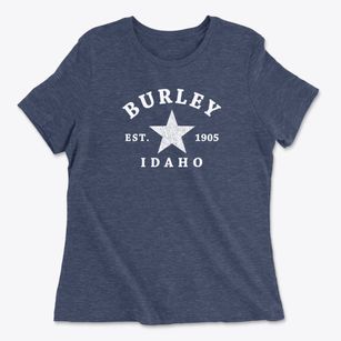 Burley Idaho Star Women's Cotton T-Shirt