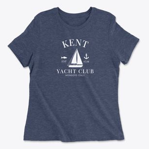 Kent Connecticut Yacht Club Women's Cotton T-Shirt