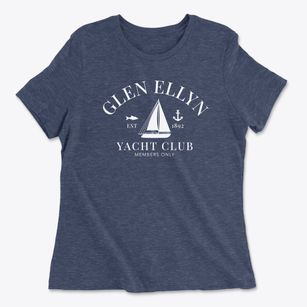 Glen Ellyn Illinois Yacht Club Women's Cotton T-Shirt