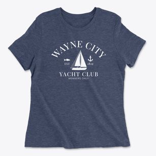 Wayne City Illinois Yacht Club Women's Cotton T-Shirt