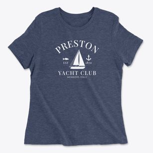 Preston Iowa Yacht Club Women's Cotton T-Shirt