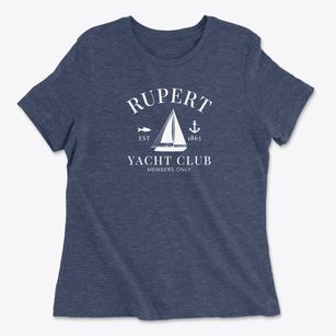 Rupert West Virginia Yacht Club Women's Cotton T-Shirt
