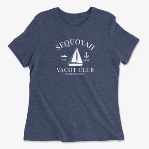 Sequoyah Oklahoma Yacht Club Women's Cotton T-Shirt