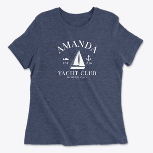 Amanda Ohio Yacht Club Women's Cotton T-Shirt
