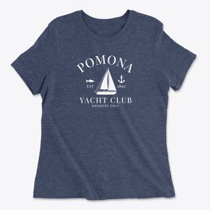 Pomona Missouri Yacht Club Women's Cotton T-Shirt