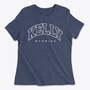 Kelly Wyoming Inline Women's Cotton T-Shirt