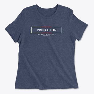 Princeton Massachusetts Artbox Women's Cotton T-Shirt