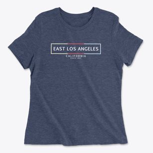 East Los Angeles California Artbox Women's Cotton T-Shirt
