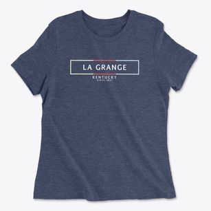 La Grange Kentucky Artbox Women's Cotton T-Shirt