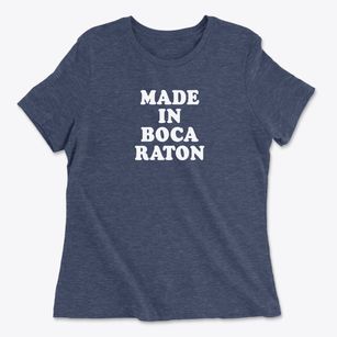 Boca Raton Florida Classic 70s Women's Cotton T-Shirt