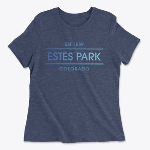 Estes Park Colorado Horizon Women's Cotton T-Shirt