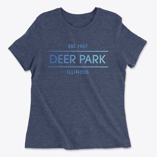 Deer Park Illinois Horizon Women's Cotton T-Shirt