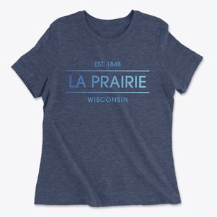La Prairie Wisconsin Horizon Women's Cotton T-Shirt