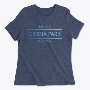 Cissna Park Illinois Horizon Women's Cotton T-Shirt
