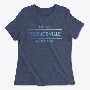 Friendsville Maryland Horizon Women's Cotton T-Shirt