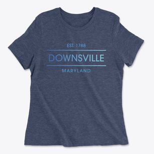 Downsville Maryland Horizon Women's Cotton T-Shirt