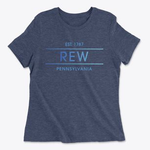 Rew Pennsylvania Horizon Women's Cotton T-Shirt