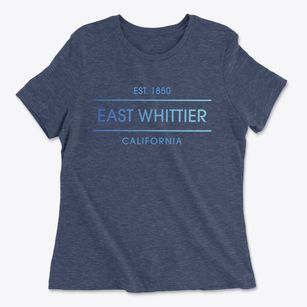 East Whittier California Horizon Women's Cotton T-Shirt