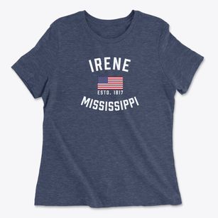 Irene Mississippi Patriot Women's Cotton T-Shirt