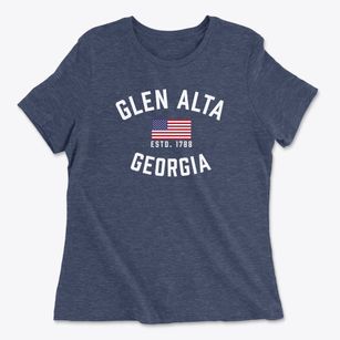 Glen Alta Georgia Patriot Women's Cotton T-Shirt