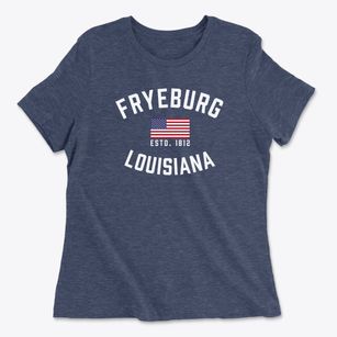 Fryeburg Louisiana Patriot Women's Cotton T-Shirt