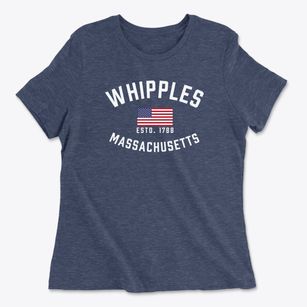 Whipples Massachusetts Patriot Women's Cotton T-Shirt