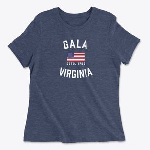 Gala Virginia Patriot Women's Cotton T-Shirt