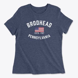 Brodhead Pennsylvania Patriot Women's Cotton T-Shirt