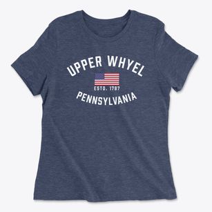 Upper Whyel Pennsylvania Patriot Women's Cotton T-Shirt