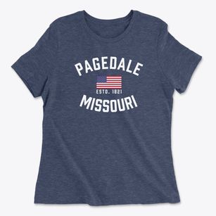 Pagedale Missouri Patriot Women's Cotton T-Shirt