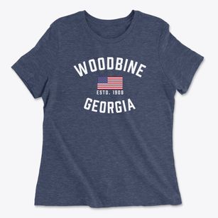 Woodbine Georgia Patriot Women's Cotton T-Shirt