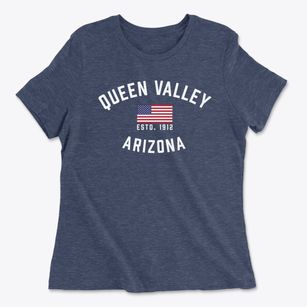 Queen Valley Arizona Patriot Women's Cotton T-Shirt