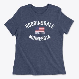 Robbinsdale Minnesota Patriot Women's Cotton T-Shirt