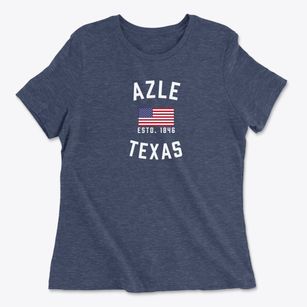 Azle Texas Patriot Women's Cotton T-Shirt